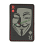 patch pvc guy fawkes maschera resistance nero d596df75d3