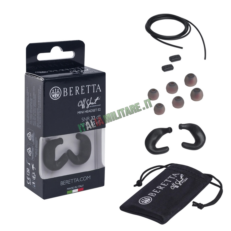 Tappi Auricolari Mini Headset E2 BERETTA 32dB SNR