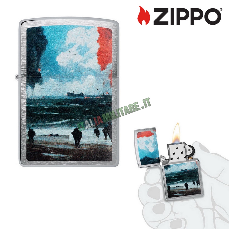 Accendino Zippo Originale Sbarco in Normandia