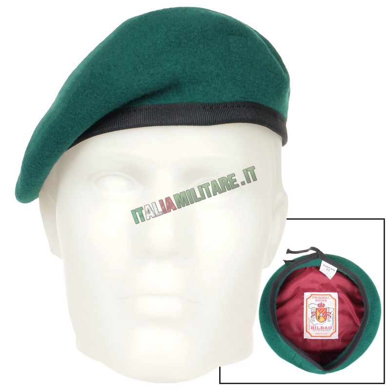 Basco Modello Spagnolo Verde Guardia di Finanza - Made in Italy