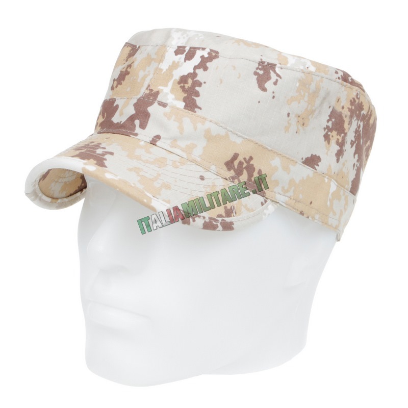 OFFERTA Cappello Militare BDU con Visiera MFH Mimetico Vegetato Desert