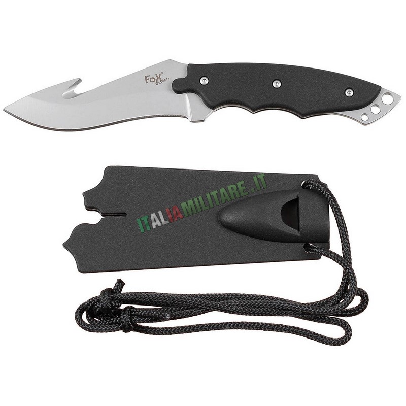 Coltello Taglia Cavi e Custodia Rigida in Pvc e Lacci