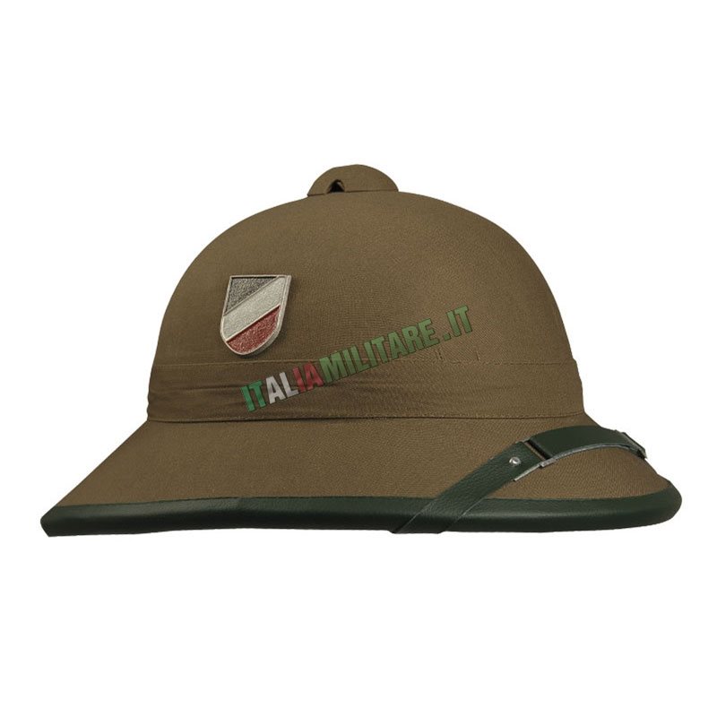 Elmetto Tedesco Militare WWII Tropicale con Occhiali