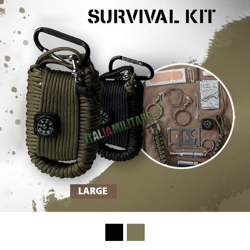 Paracord Survival Kit Completo Large