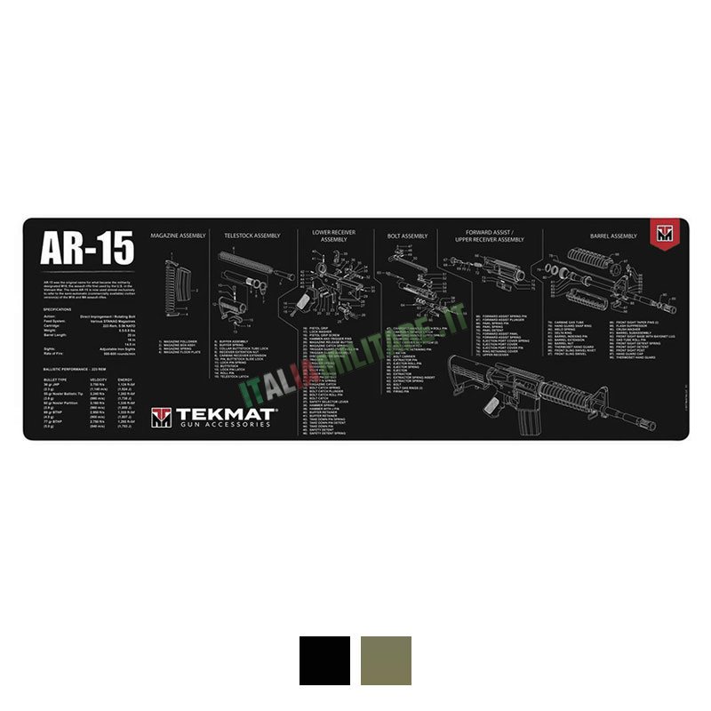 Tappetino per Pulizia Armi "AR15"