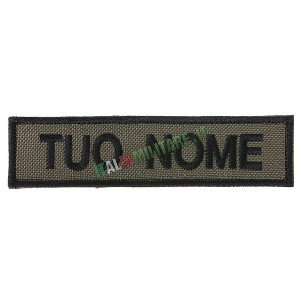 Patch Personalizzata Nome - Verde