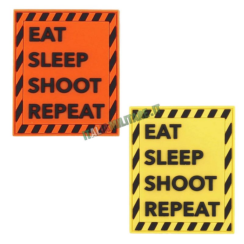 Patch Eat, Sleep, Shoot, Repeat in Pvc