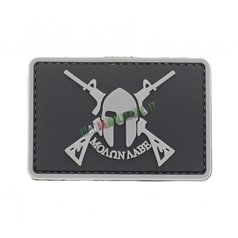 Patch PVC Molon Labe Jolly Roger