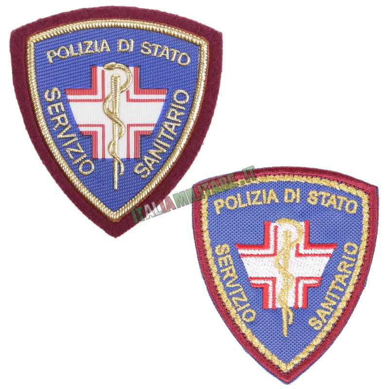 Patch Scudetto Polizia di Stato - Servizio Sanitario