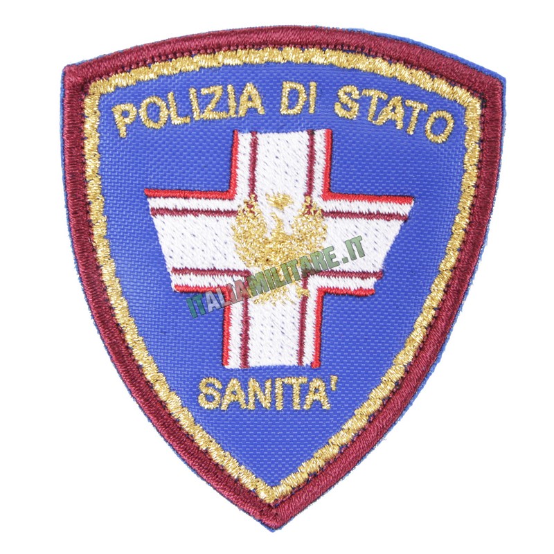 Patch Scudetto Polizia di Stato Ricamata - Sanità