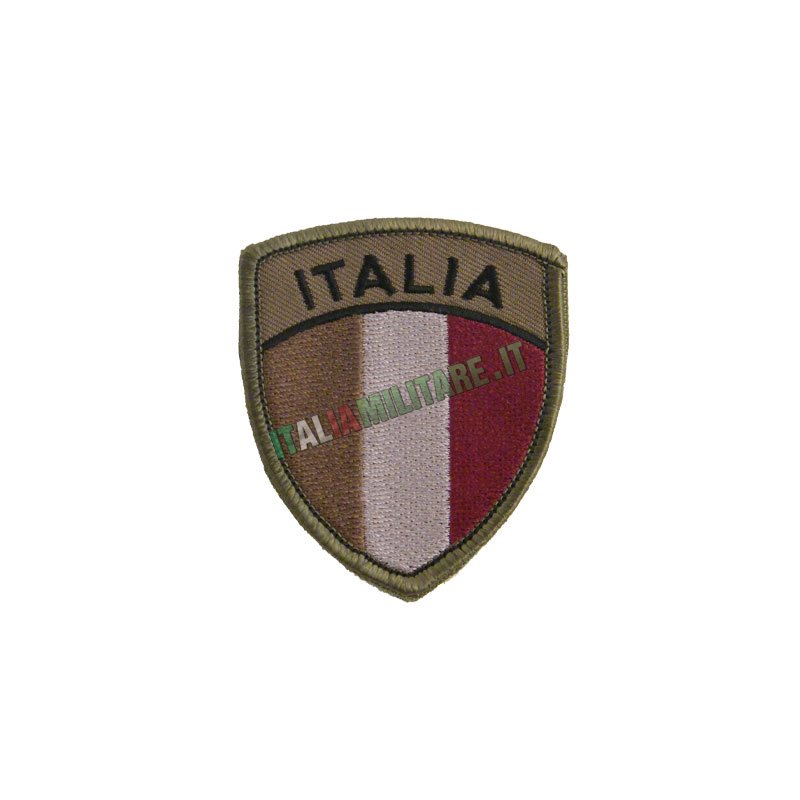 OFFERTA Patch Adesiva Scudetto ITALIA Bandiera Verde Piccola