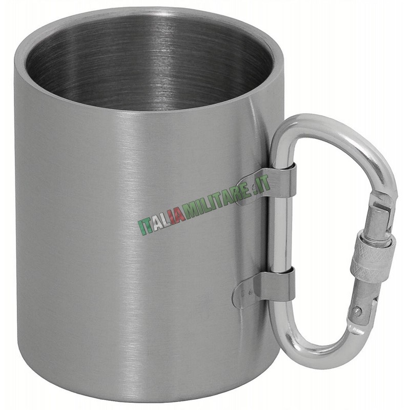 Tazza in Metallo con Moschettone 300 ML