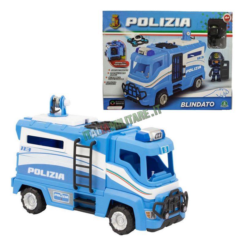 Modellino Giocattolo Veicolo Blindato Polizia